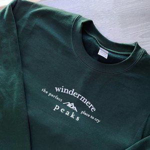 Taylor Swift Inspire Sweatshirt Windermere Peaks Crew, The Lakes Folklore